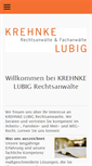 Mobile Screenshot of krehnkelubig.de